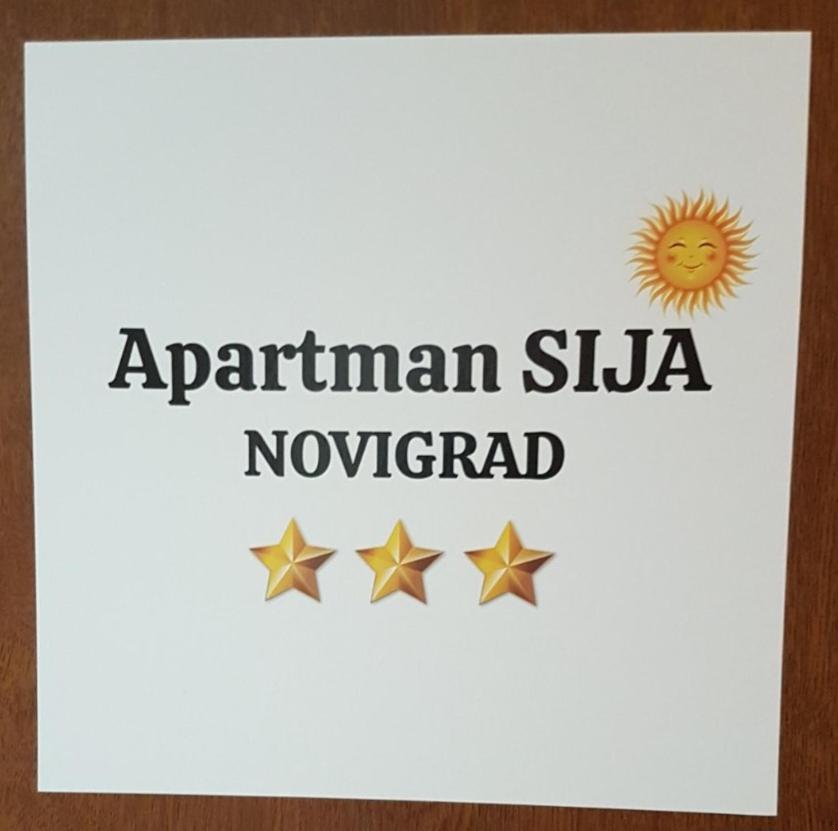Apartman Sija Novigrad Novigrad Istria Dış mekan fotoğraf